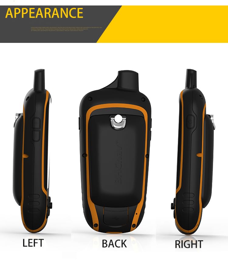 BHCnav NAVA F30 Handheld GPS Units,Colorful Map Handheld GPS Navigation Device,Land Accuracy Surveying GPS Equipment for O...