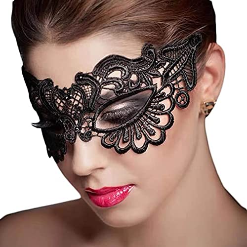 Mordarli Masquerade Mask for Women Lace Eye Mask for Halloween Costume Party
