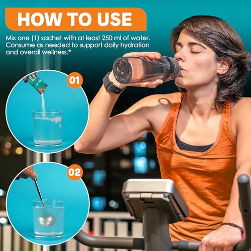WOJBALMN 30 Sticks Sugar Free Electrolyte Powder Packets,5 Flavors Liquid Daily IV Electrolyte Drink Mixes for Rehydration...