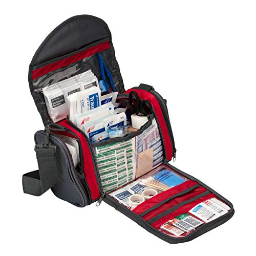 24/7 First Aid Coaches' First Aid Kit, Sports First Aid Kit Duffel Bag for Basketball, Baseball, Football, Volleyball, and...