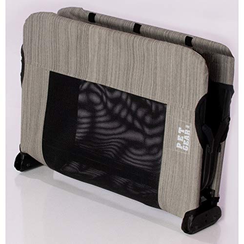 Pet Gear Lifestyle Pet Cot Elevated Bed, No Assembly Required, Premium Tear Resistant Cooling Mesh, Indoor & Outdoor, Ligh...
