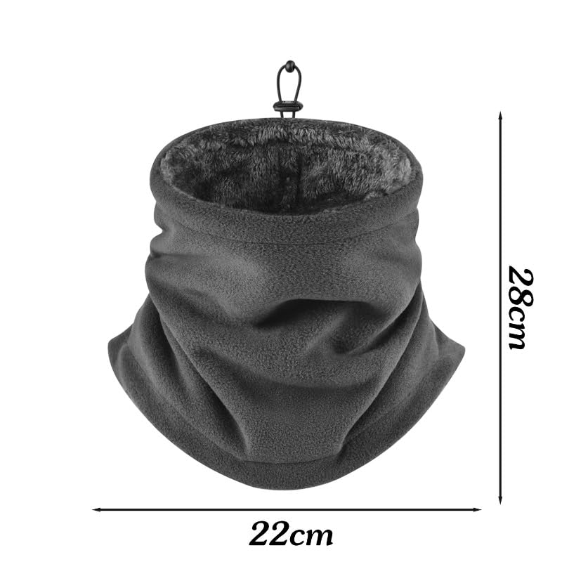 Winter Neck Scarf Warm Windproof Polar Fleece Men's Women Outdoor Sport Skiing Keep Warm Cold Face Cover Neck Gaiter
