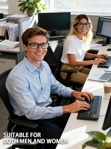 VMJFBJ Blue Light Blocking Glasses For Men/Women Anti-Fatigue Computer Monitor Gaming Improve Sleep Reduce Eye Strain Game...