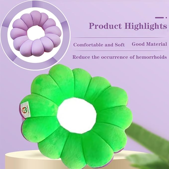 AUSTYLCO Anti Bedsore Cushion,Broken Elbow Elevation Pillow,Donut Pillow for Hand and Foot Pressure Relief,Elbow,Ankle,Leg,Hip Support Pad Green