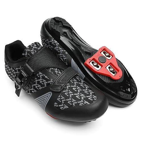 Unisex Cycling Shoes for Men Women Compatible with Peloton Bike Shoes with Delta Cleats for Road Biking Indoor Outdoor Pedal