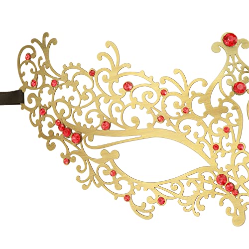 Coddsmz Laser Cut Metal Women's Masquerade Mask Venetian Party Mardi Gras Halloween Mask