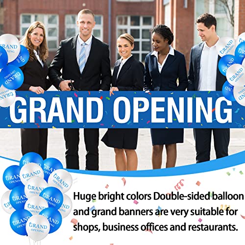 Large Grand Opening Banner 30 Pieces Latex Grand Opening Balloons Decorations 12 Inch Latex Balloons 18 x 118 Inch Retail ...