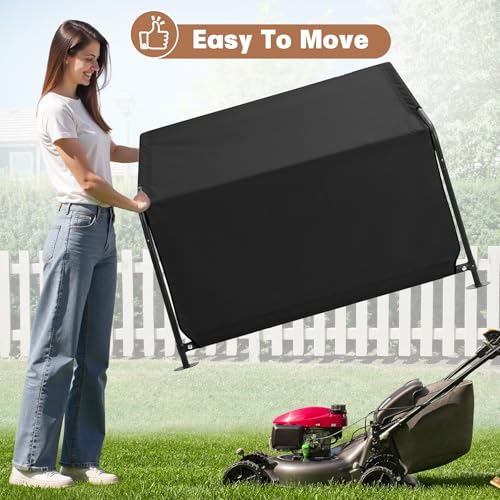 Yokaniwa Dog Shade Shelter Outdoor 4'x4'x3' Tent for Large Medium Dogs, Outside Sun Rain Canopy Pet House for Cats Pigs Li...