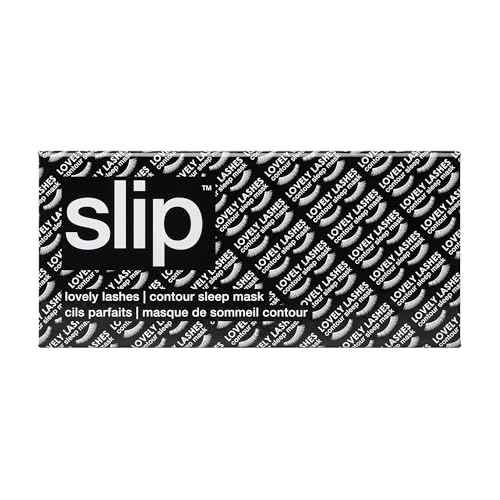 slip Contour Sleep Mask | 100% Pure Mulberry Silk, Ultra Soft | Contoured Design, Prevents Eye Pressure | Adjustable Strap, Ideal for Travel - Black