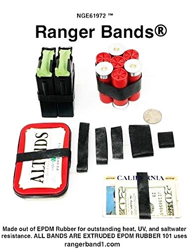Ranger Bands® 35 Count Mixed Count Made from EPDM Rubber for Survival and Strapping Gear Made in The USA Tactical Rubber B...