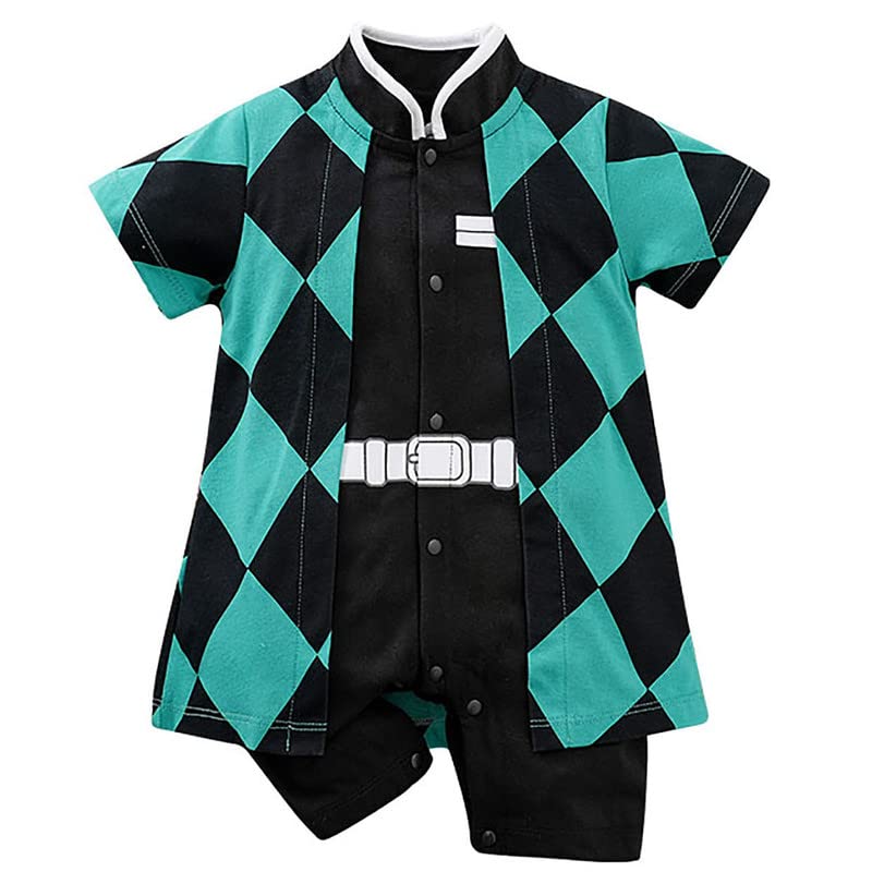 IURNXB Infant Boys Girls Cotton Short sleeves Anime Jumpsuit One Piece Toddler Romper Baby Clothes
