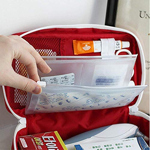 PenyaZo First Aid Bag - First Aid Kit Bag Empty for Home Outdoor Travel Camping Hiking, Mini Empty Medical Storage Bag Por...