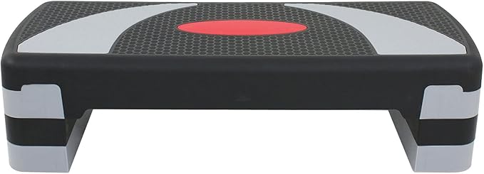 ZENY 31’’ Aerobic Step Platform, Adjustable Exercise Workout Stepper with Stable Risers, Stand Up Steppers for Exercise at Home, Fitness Equipment for Home Gym