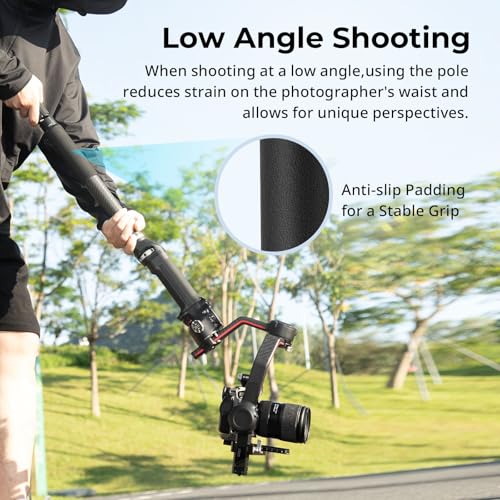 SmallRig Gimbal Extension Pole, 15" / 37cm Carbon Fiber Stabilizer Extension Arm with Anti-Deflection Baffle and 1/4-20" S...