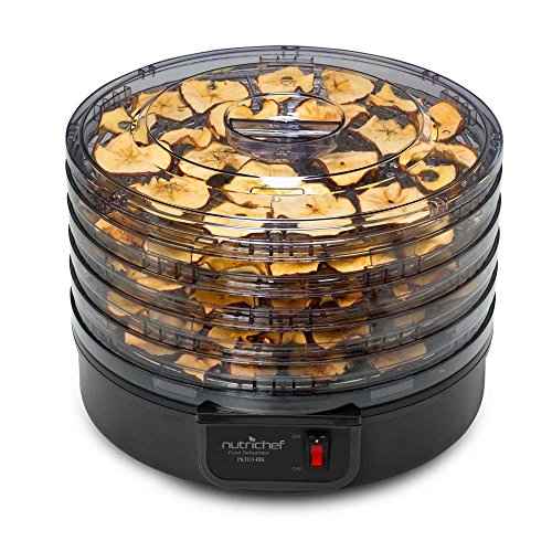 NutriChef AZPKFD14BK Food Dehydrator, Black