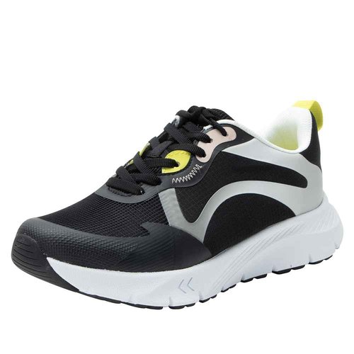 Alegria Women's ReBounce Exhault Sport Lightweight Athletic Shoe Mesh Upper Cyber Carbon Sz 11.5-12 M US