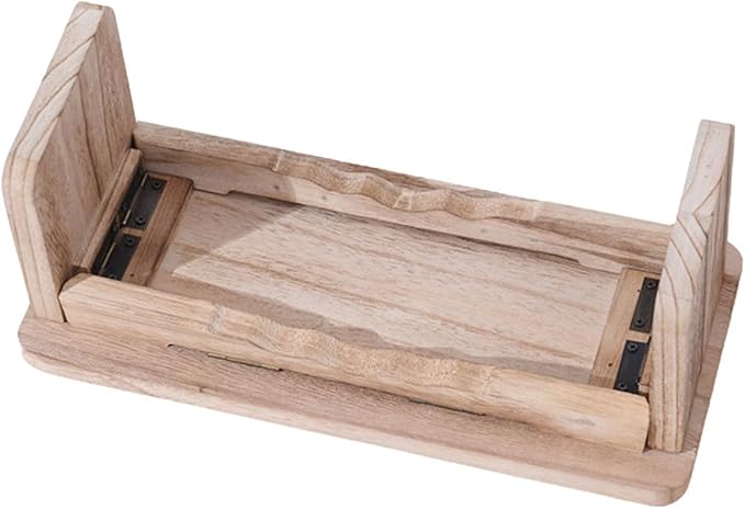 ibasenice Wooden Meditation Stool Portable Zen Kneeling Seat for Comfortable Praying and Meditation Practice Non-Slip Design for Enhanced Stability and Support
