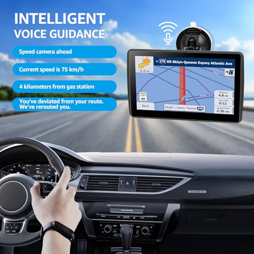7 Inch GPS Navigator for Car Truck RV, 2026 Latest Map GPS for Car with Free Lifetime Updates, Voice Guidance, Speed Alert...