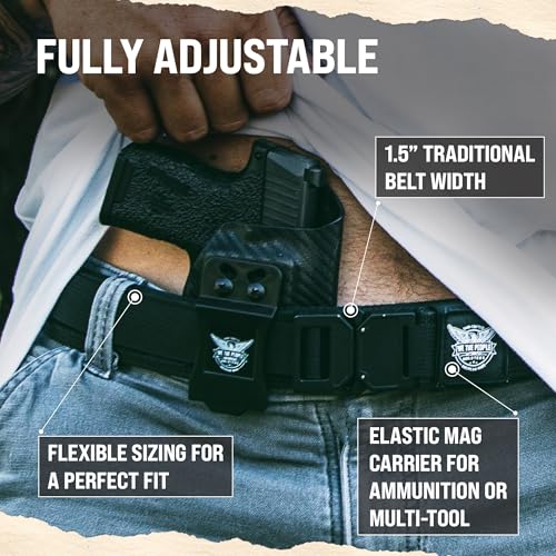 We The People Holsters - Tactical Gun Belt with Talon Buckle - Tactical Gun Belt for Concealed Carry