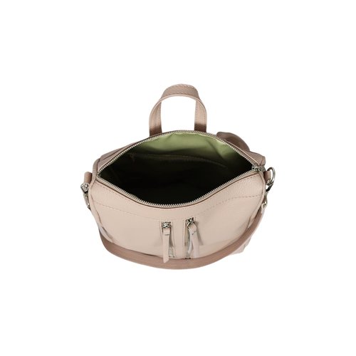 Cheval Firenze Alya Backpack, Genuine Leather Made in Italy (Powder Pink)