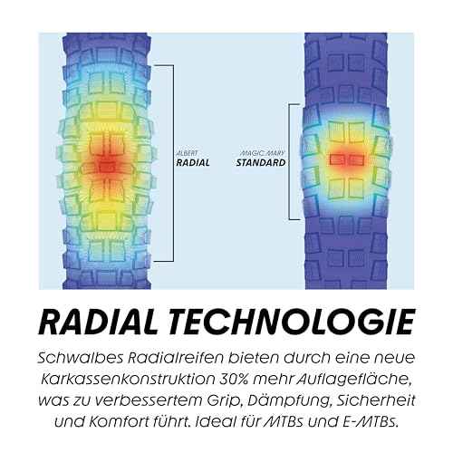 SCHWALBE Albert Tire - 29 x 2.50, Tubeless, Folding, Black, Evolution Line, Gravity Pro, Addix Soft, Radial, E-50