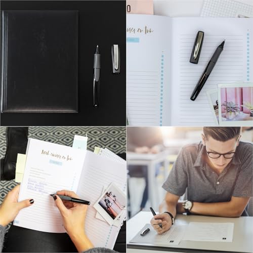 Schneider 187813 Ray Rollerball Pen (Refillable with Standard Ink Cartridges, Suitable for Right and Left-Handed Users) Pi...