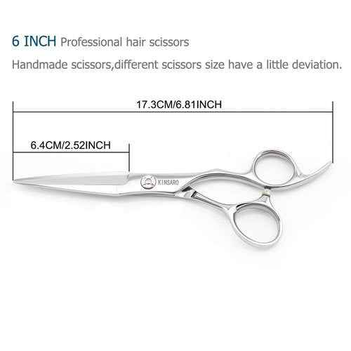 6 INCH Hair Cutting Scissors and 6 INCH Hair Thinning Scissors Barber Shears 440C Kinsaro