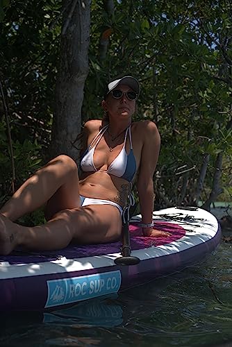 Roc Inflatable Stand Up Paddle Board 10' 6" with Premium SUP Paddle Board Accessories, Wide Stable Design, Non-Slip Comfor...