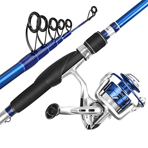 KastKing Compass Telescopic Fishing Rods and Combo, Sensitive Graphite Composite Blank, Easy to Travel, Packs to Just 17" ...