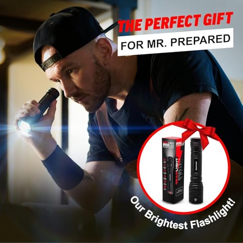 GearLight S2000 LED Flashlight High Lumens - Super Bright, Powerful, Mid-Size Tactical Flashlight for Outdoor Activity & E...