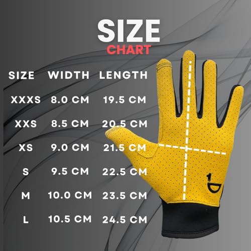 PIGOSKI GMS Light Weight Water Ski Gloves UV Protection Fishing Gloves for Men and Women