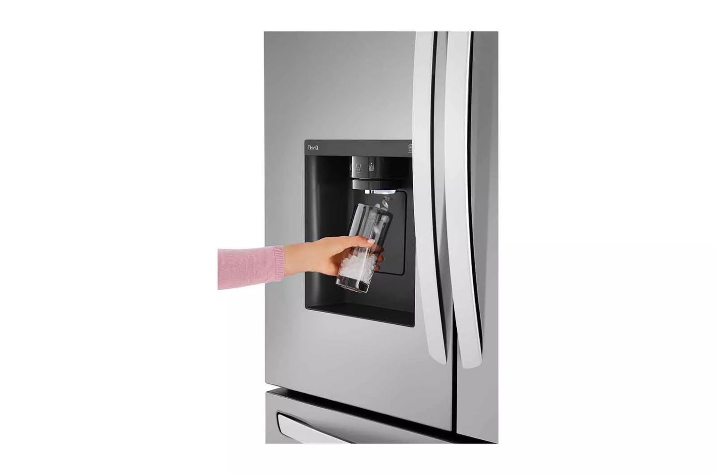 LG 36 Inch Counter-Depth MAX™ Smart French Door Refrigerator with 26 cu.ft. Capacity, WiFi Enabled, ThinQ Technology, Dual Ice Maker, Slim SpacePlus® Ice System