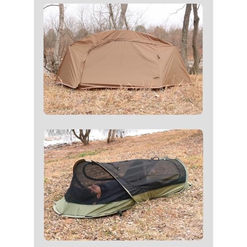 TGpao Waterproof Ultralight Backpacking bivy Tent | Freestanding 1-Person Tents for Camping/bivy/Hiking |，pop up Tent, Mos...