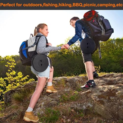 Fishboy Upgraded Collapsible Stool, 400lbs Max Weight, Lightweight But Sturdy, Portable Retractable Folding Telescoping Fo...