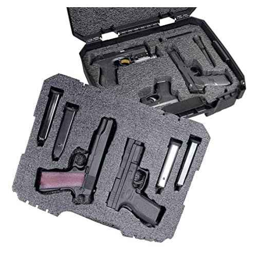 Case Club Pre-Cut 5 Pistol Carrying Case