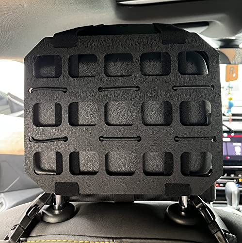 Dotacty Vehicle MOLLE Panel Car Visor Organizer Storage Rack Rigid Insert Panel for Backpack Tactical Accessories Gear Hol...
