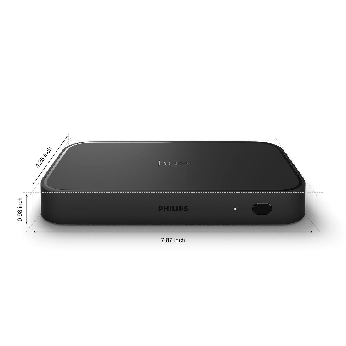 Philips Hue Play HDMI Sync Box 8K, Syncs up to 10 Hue Lights with Video Games, Movies, and Music, Requires Hue Bridge, Supports Dolby Vision HDR10+, Control with Hue App