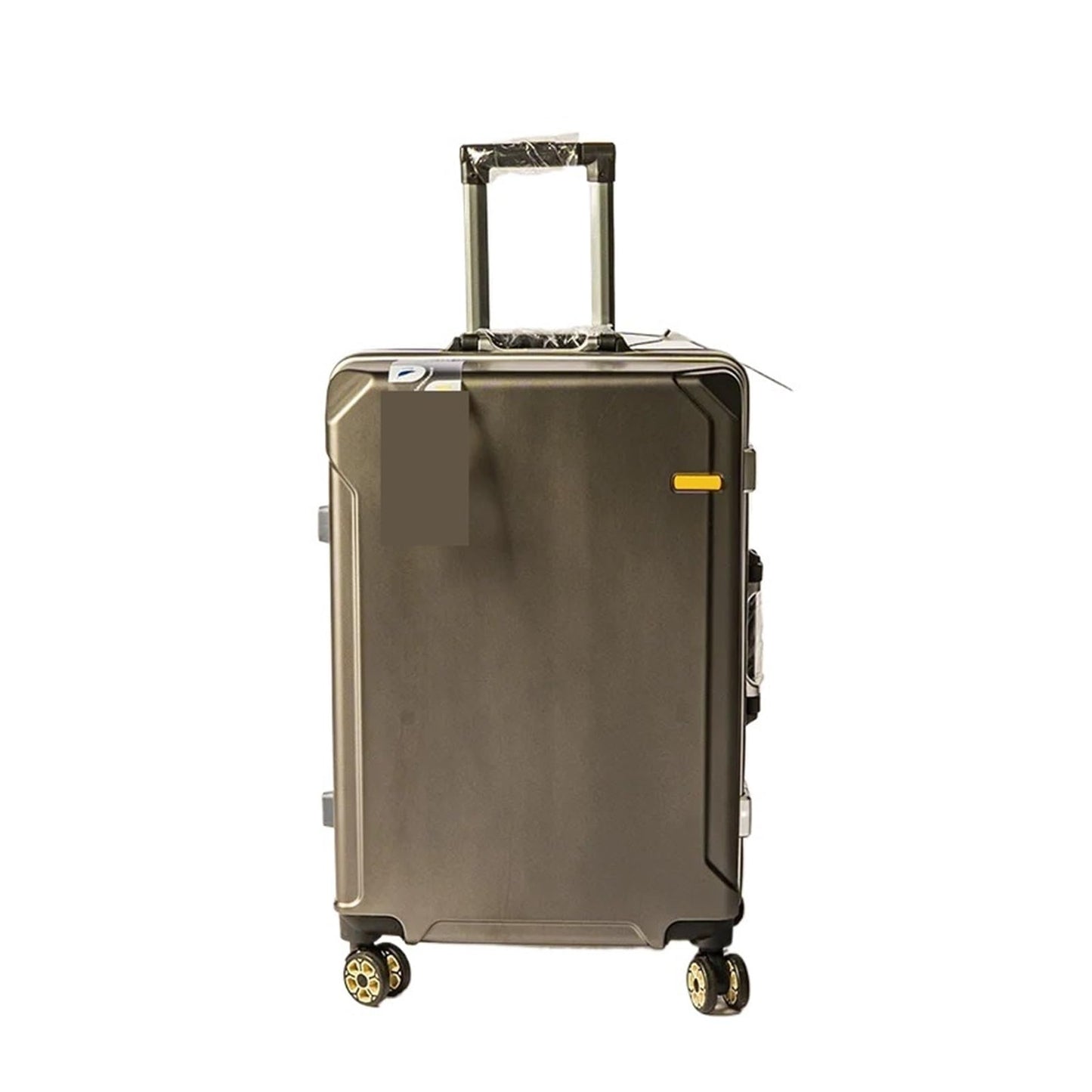 MUdson Trunk Aluminum Frame Trolley Case Luggage Travel Luggage Wear-Resist Durable (Color : Black, Size : 24")