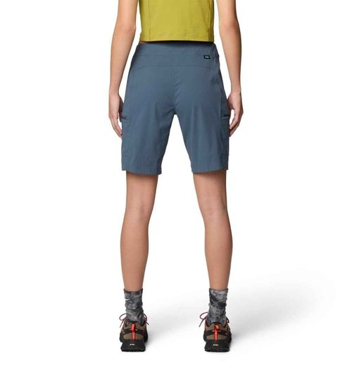 Mountain Hardwear Women's Dynama High Rise Bermuda, Moon Blue, Small x Regular