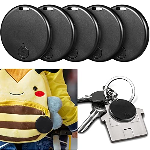 Konohan 5 Packs Portable GPS Tracking Mobile Tracking Anti Loss Smart Device Key Finder Locator GPS Finders Tracker Device...