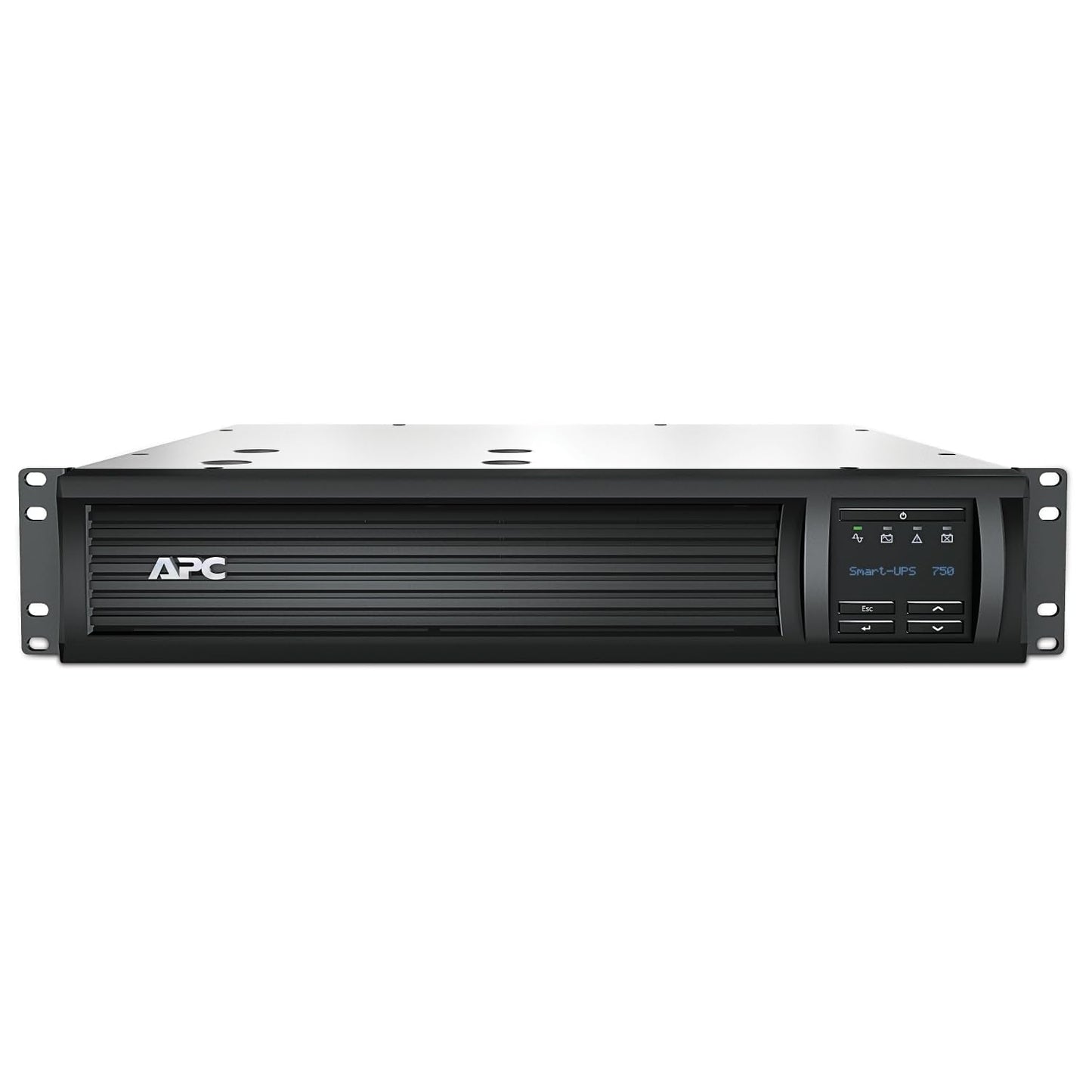 Apc 750Va Smart Ups With Smartconnect And Network Card, Smt750Rm2Ucnc, Rackmount 2U, Sinewave Ups Battery Backup, 120V, Line Int