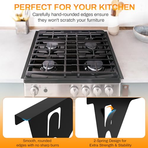 Stove Gap Covers Stainless Steel -Length 23.4" Width 0.79",Stove Gap Filler, Oven Gap Filler, Oven Side Gap Filler, Range ...