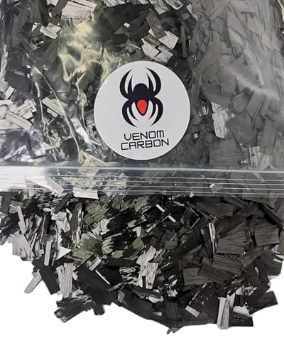 1" Chopped Carbon Fiber - 1lb (Making Forged Composites for Automotive, Marine, Motorcycles, Phone Cases, Knife Handles, G...