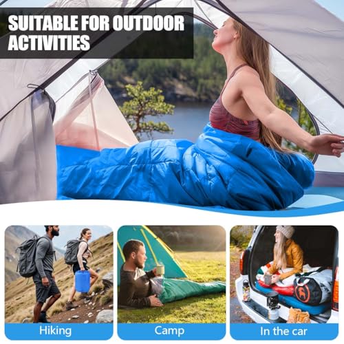 Camping Sleeping Bags for Adults Kids Waterproof Lightweight Sleeping Bag for Cold Weather or Warm Backpacking Hiking Moun...