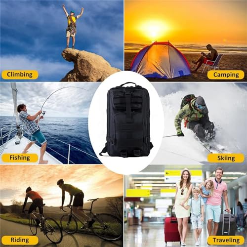 Lawaia Small Tactical Backpack Military Survival Molle Army Go Bag Hunting Gym Rucking Hiking Camping Motorcycle Rucksack ...