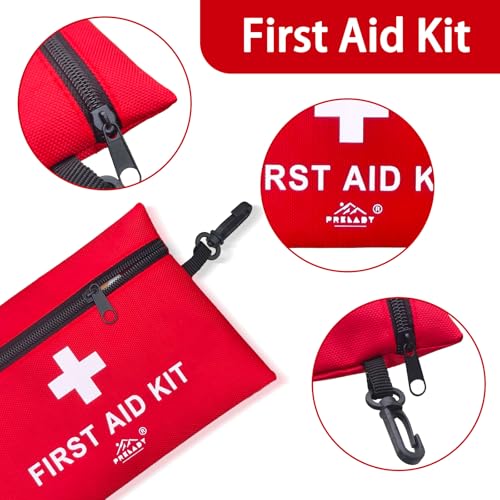 152 Piece Small First Aid Kit, Travel Size First Aid Kit TSA Approved, Mini Forst aid kit for Home, Car, Travel, Camping, ...