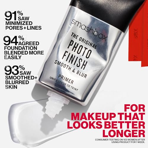 Smashbox The Original Photo Finish Smooth & Blur Makeup Primer | Instantly Smooths and Blurs Fine Lines and Pores | Vitami...