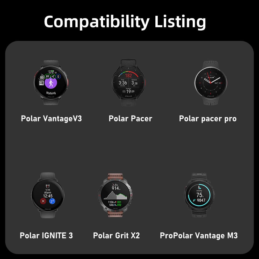 Xiwai 2Pcs/Lot Smart Watch Charging Adapter Magnetic Interface Usb Type-C To 2-Pin Charger Connector Compatible With Polar Vanta