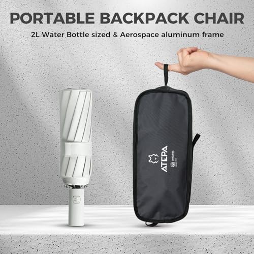 ATEPA UFO3.0 Backpacking Camping Chair, Ultralight Extra Wide Comfortable Folding Chairs Heavy Duty Portable Hexagon Ergon...