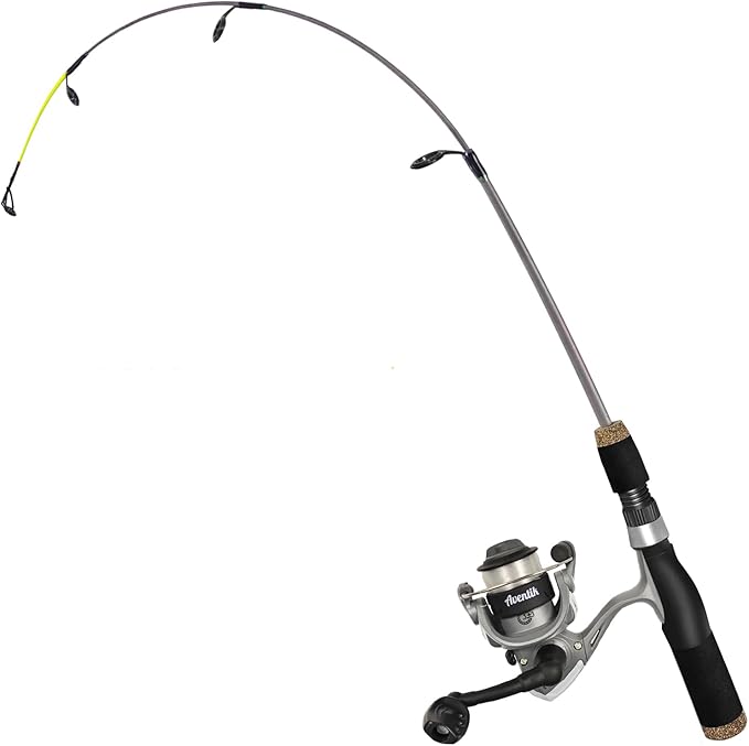 Aventik Ultralight Ice Fishing Rod Reel Combo 26//28/30/32 inch Medium Light Fast Action Multi-Species Spinning Ice Fishin...